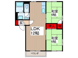 レスポワール狭山の物件間取画像